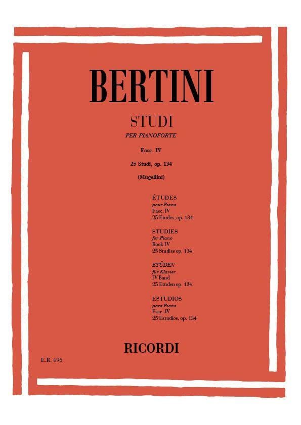 25 Studi Per Il 4Ç Grado, Op. 134